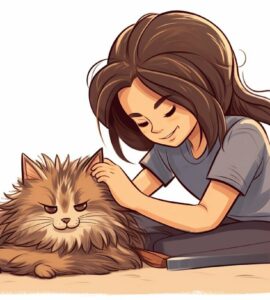 Comment brosser efficacement un chat à poil long