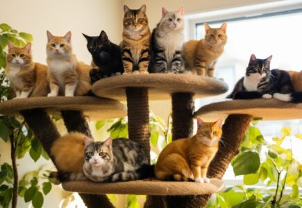 Comment choisir un arbre à chat pour plusieurs chats