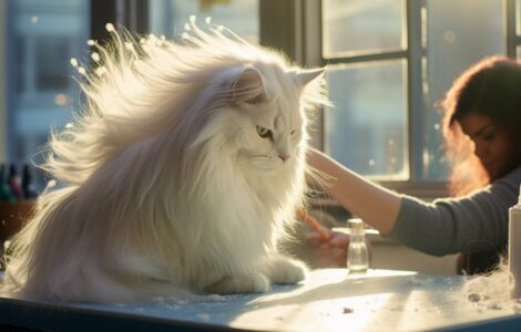 Comment éviter les nœuds dans les poils des chats à poil long