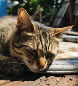 Dangers de la déshydratation chez les chats