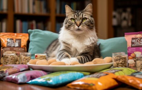 Friandises pour chats d'intérieur