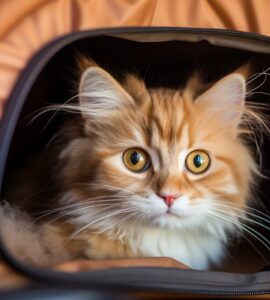 Habituer votre chat à son sac de transport