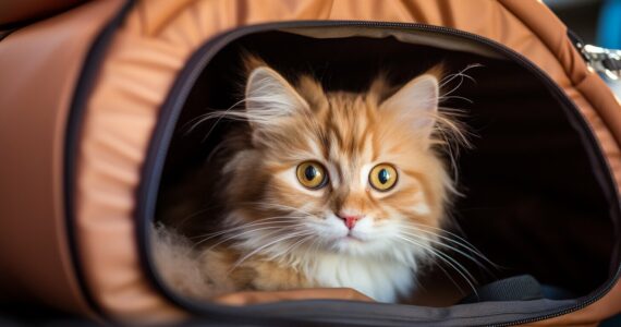 Habituer votre chat à son sac de transport