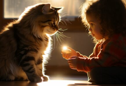 Introduire un nouveau chat à un enfant en bas âge