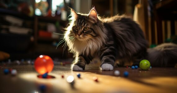 Jouets interactifs pour chats : sécurité et amusement