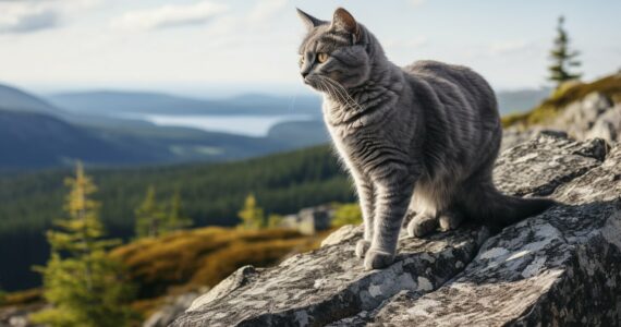 La nature indépendante du chat Chartreux