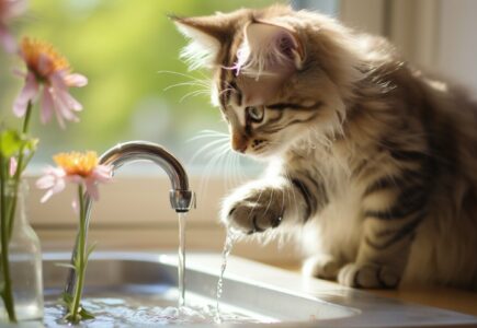 La qualité de l'eau du robinet pour les chats