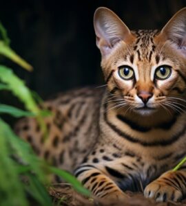 Le caractère curieux et joueur du chat Savannah