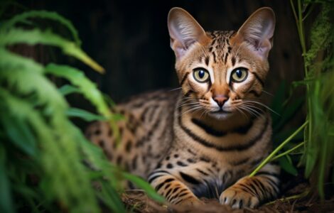 Le caractère curieux et joueur du chat Savannah