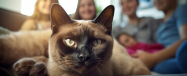 Le chat Burmese : idéal pour les familles ?