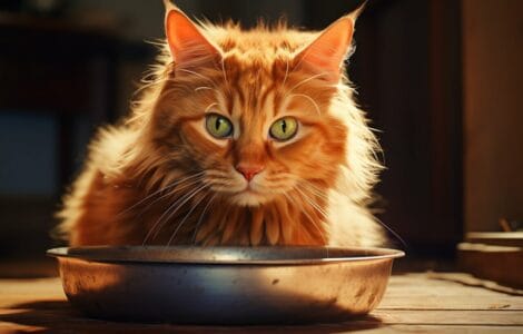 Le chat qui miaule devant la nourriture : comment réagir?