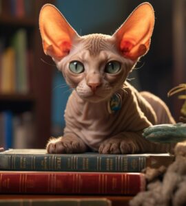 Le comportement curieux du chat Devon Rex