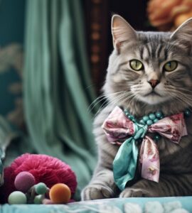 Les accessoires de mode pour chats : bandanas, nœuds et plus