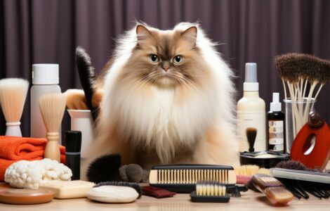 Les astuces pour réduire la perte de poils du chat Persan