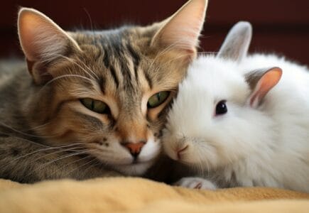 Les astuces pour une cohabitation chat-lapin