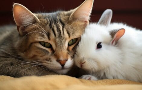Les astuces pour une cohabitation chat-lapin