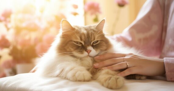 Les bienfaits du massage lors du toilettage du chat