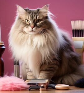 Les défis de l'entretien des chats à poil long