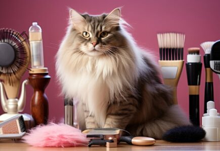 Les défis de l'entretien des chats à poil long