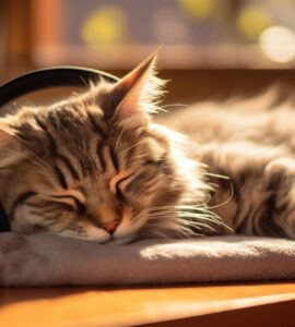 Les effets de la musique apaisante sur les chats
