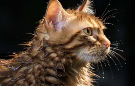 Les effets des puces sur la peau des chats