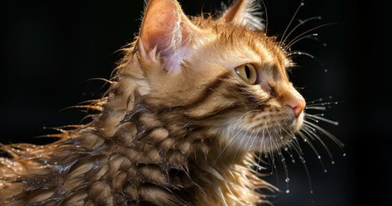 Les effets des puces sur la peau des chats