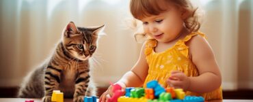 Les jeux éducatifs pour enfants et chats