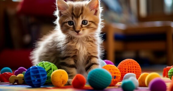 Les jeux pour faciliter la socialisation du chaton