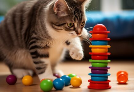 Les jeux pour stimuler l'intelligence du chat