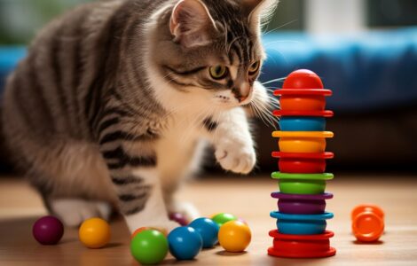 Les jeux pour stimuler l'intelligence du chat