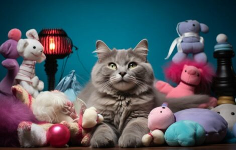 Les jouets apaisants pour chats stressés