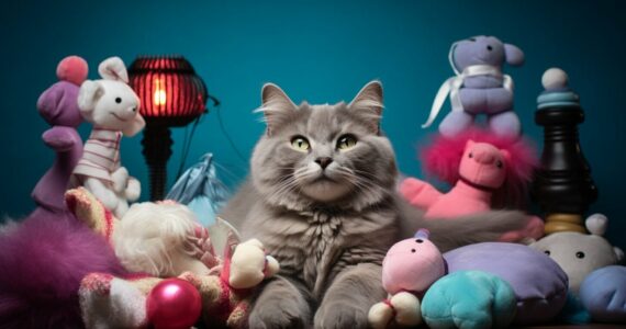 Les jouets apaisants pour chats stressés