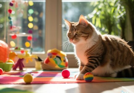 Les jouets interactifs pour chats