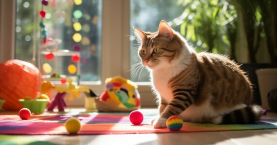 Les jouets interactifs pour chats