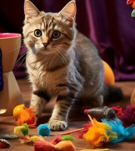 Les jouets pour chats pour stimuler la chasse