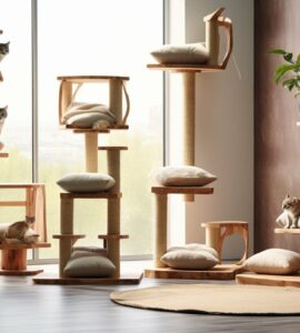 Les matériaux à privilégier pour un arbre à chat durable