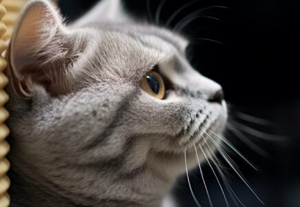 Les oreilles distinctives du chat Scottish Fold