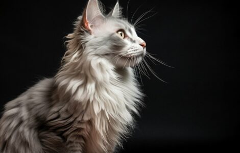 Les oreilles pendantes du chat American Curl