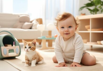 Les précautions pour les bébés et les chats