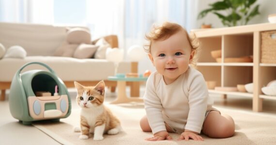 Les précautions pour les bébés et les chats
