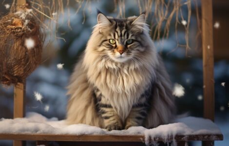 Les précautions pour un chat d'extérieur en hiver