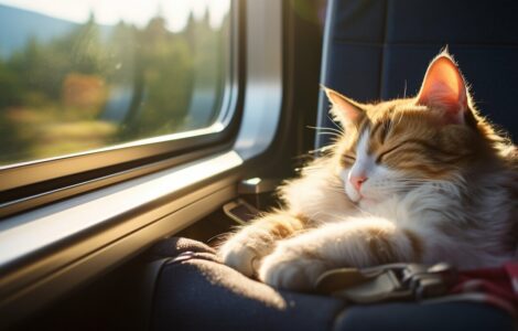 Les précautions pour voyager en train avec un chat