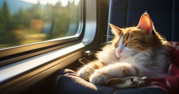 Les précautions pour voyager en train avec un chat