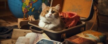 Les préparatifs pour un voyage international avec un chat
