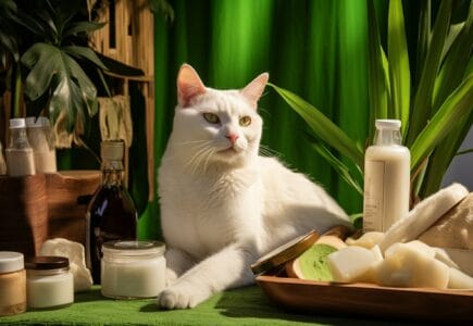 Les produits naturels pour combattre les pellicules chez le chat