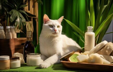Les produits naturels pour combattre les pellicules chez le chat