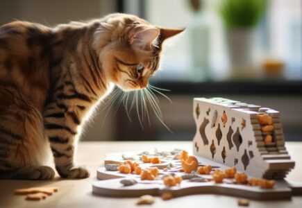 Les puzzles alimentaires pour chats