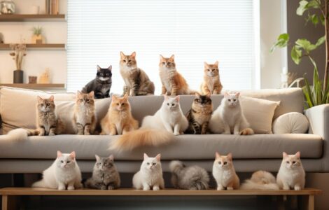 Les races de chats recommandées pour les petits espaces