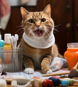 Les soins dentaires quotidiens pour chats