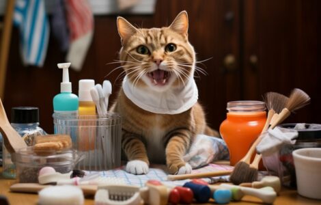 Les soins dentaires quotidiens pour chats